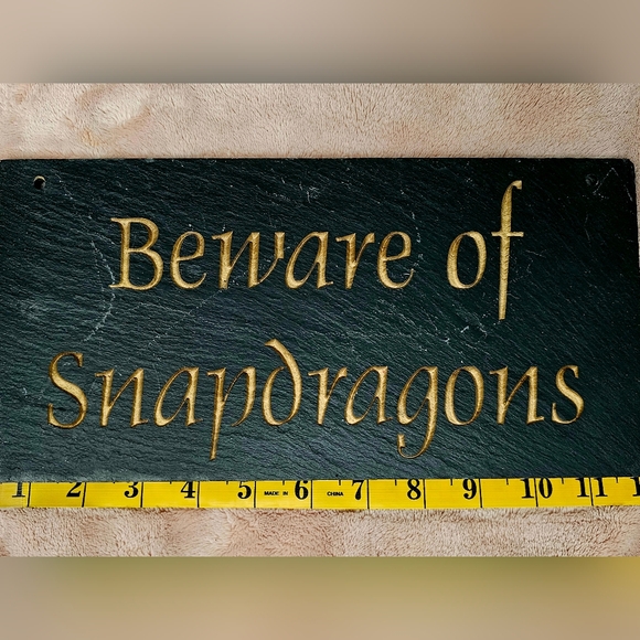 Beware of Snapdragons Yard Sign - Picture 2 of 4